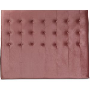 Centa s�nggavel med knappar 90 cm - Rosa sammet