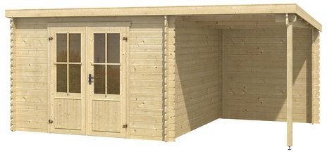 Abstellraum Wendela - 14 m mit Fahrradschuppen