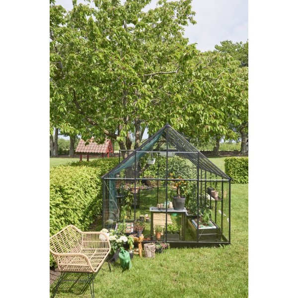 Växthus Qube 9,9 m² - Svart Växthus Qube 9,9 m² - Svart