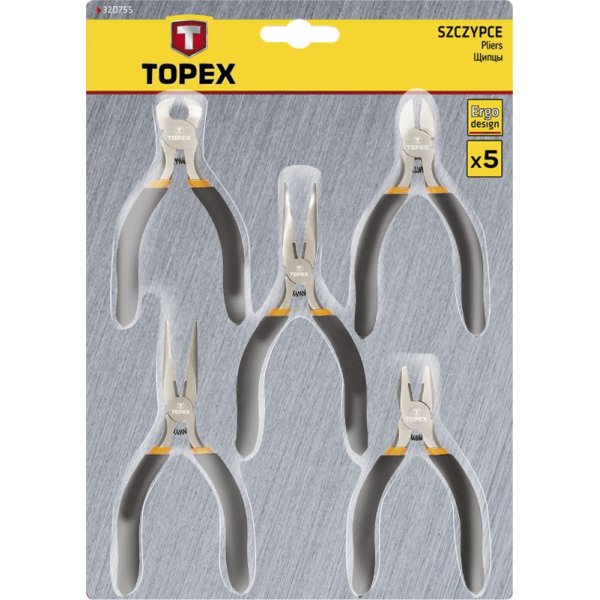 T�ngsats Precision, 125 mm - 5 delar