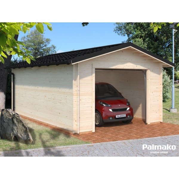 Garage Tomas med takskjutport - 19,2 m² Garage Tomas med takskjutport - 19,2 m²