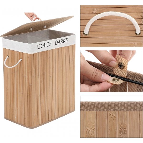 Carolin tv�ttkorg 100 l - Bambu
