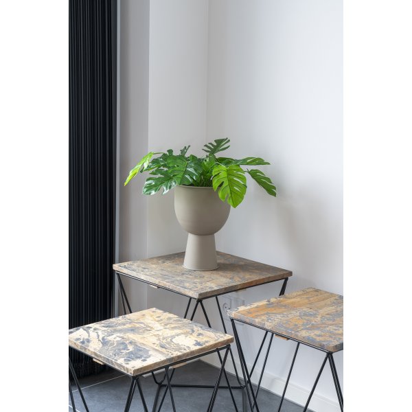 Amalfi kruka - Sandbeige