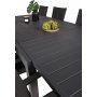 Holma Matgrupp (160x100) - Svart - 8 Stolar