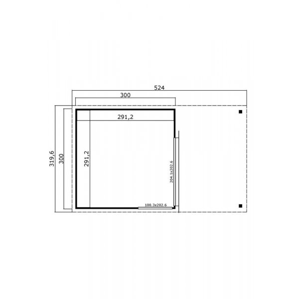 Friggebod Katja B - 9 + 5 m
