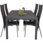 Holma Matgrupp (160x100) - Svart - 4 Stolar