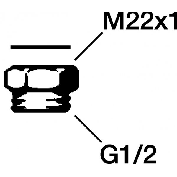 FM Mattsson Övergångsnippel Krom - 2942-0009 FM Mattsson Övergångsnippel Krom - 2942-0009