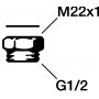 FM Mattsson vergngsnippel Krom - 2942-0009