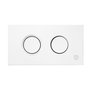 Gustavsberg Topptrycke Triomont XT pneumatisk duo vit