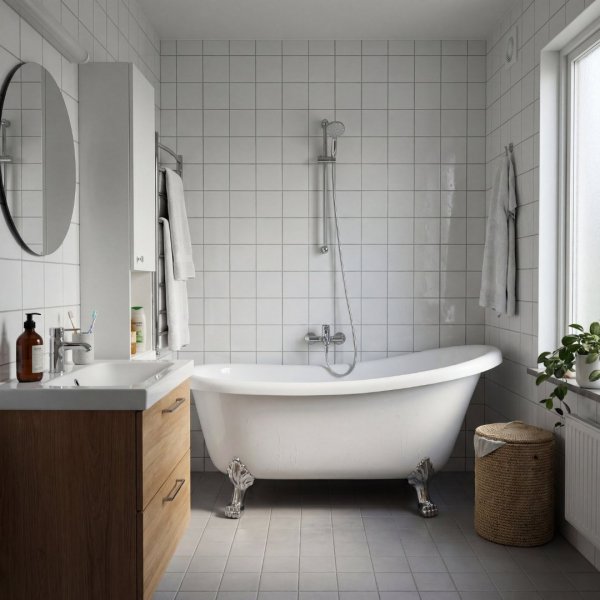 Tassbadkar Kapolei frist�ende 150 � 75 cm