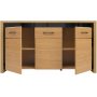 Manilla sideboard - Ek/svart