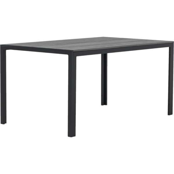 Las Vegas utebord 150x90 cm svart aintwood tr�dg�rdsbord