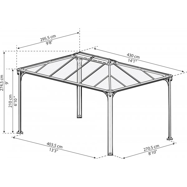 Canopia Martinique Hardtop Pavillon Canopia Martinique Hardtop Pavillon