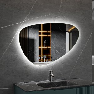 LED-spegel 90x60 cm med anti-fog och dimbart ljus