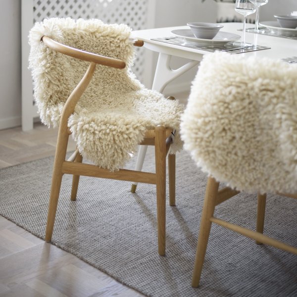 Wooly fuskp�ls Beige - 60 x 90 cm