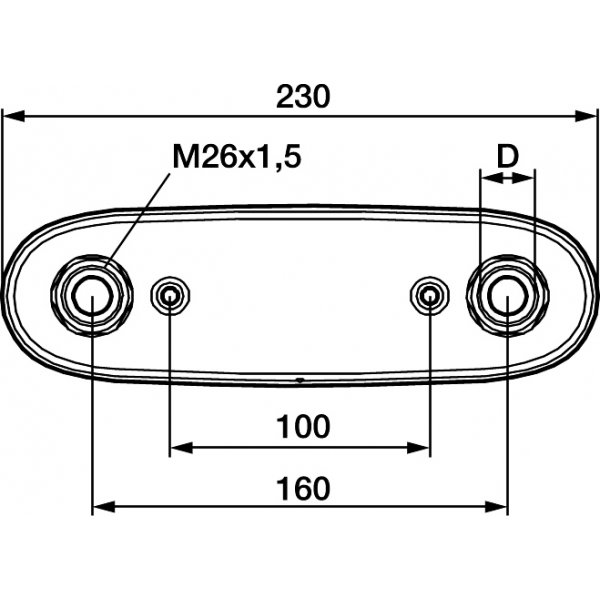FM Mattsson Blandarfäste för PEX/Alupex - Krom - c/c 100 FM Mattsson Blandarfäste för PEX/Alupex - Krom - c/c 100