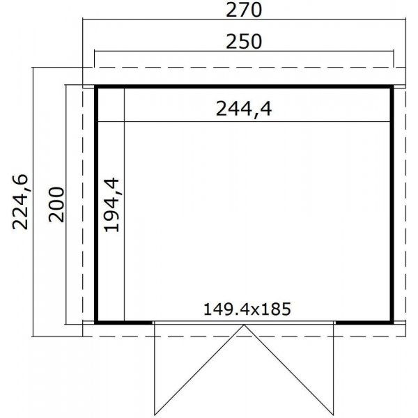 Förråd Sammi C - 5 m² Förråd Sammi C - 5 m²