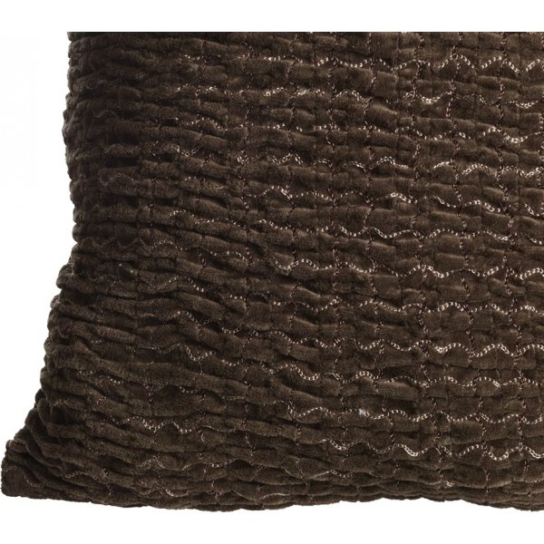 Visha kuddfodral 45 x 45 cm - Brun