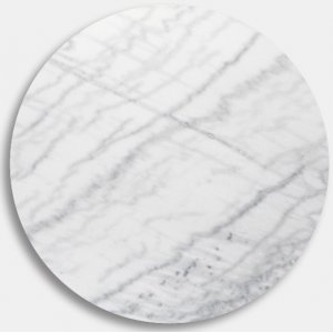 Marmorskiva �85 cm - Ljus marmor