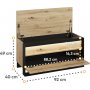Quant hallb�nk 92 cm - Artisan ek/svart