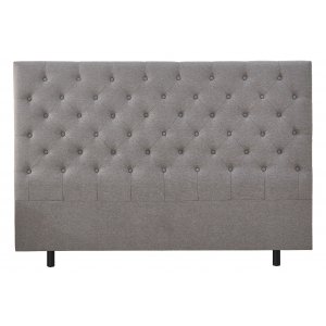 Deluxe pikerad Sänggavel 180 x 125 cm - Grå Deluxe pikerad Sänggavel 180 x 125 cm - Grå