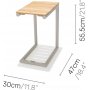 Portals loungegrupp 4 - Vit/teak