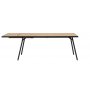 Fishbone till�ggsskiva 45 x 90 cm - Svart / Ek