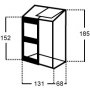 Vggvxthus Altan - 0,9 m - OUTLET