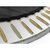 Studsmatta markniv Elegant Premium - Rektangulr 244x427 cm + Skerhetsnt Deluxe