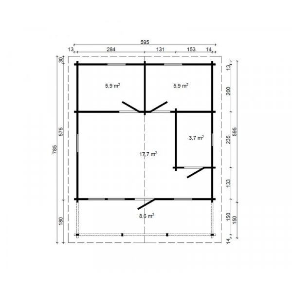 Fritidshus Vasa - 42 m