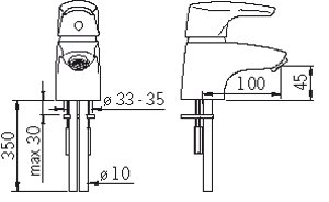 Oras Tv�ttst�llsblandare Saga 1910