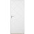 Indvendig dr Bornholm - Kompakt drblad med rillet dekoration A12 + Hndtagsst - Blank