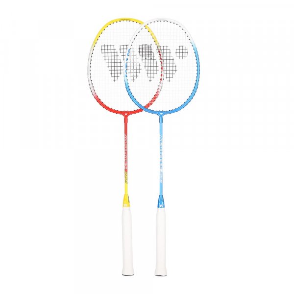 Badmintonset (rd, gul, bl & vit) ALUMTEC 366K