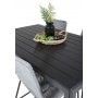 Ervalla Matgrupp (150x90) - Svart - 4 Stolar