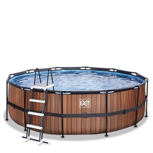 Pool 450 cm Premium - Brun