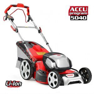 batteridriven självgående gräsklippare 51cm hecht accu program