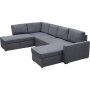 B�ddsoffa U-form m�rkgr� - Dream