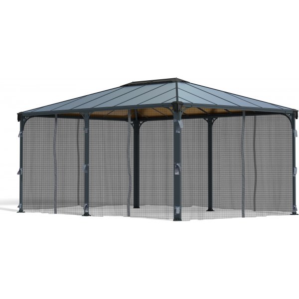 Canopia-hyttysverkko Milanoon 3 x 4 / Martinique 3,6 x 5 paviljonki