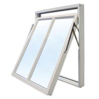 Vridfönster med bågpost - 3-glas - Aluminium - U-värde: 1,1 Vridfönster med bågpost - 3-glas - Aluminium - U-värde: 1,1