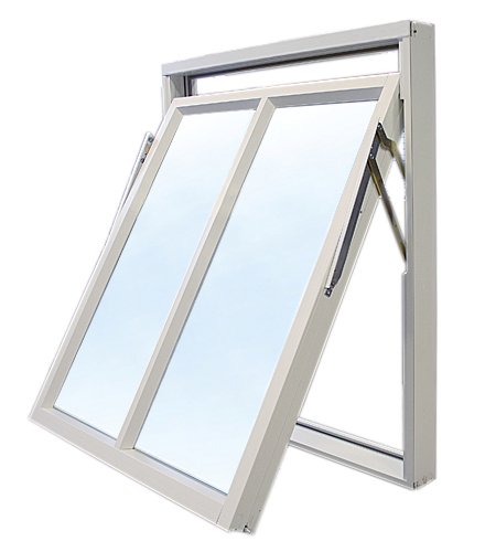 Vridf�nster med b�gpost - 3-glas - Aluminium - U-v�rde: 1,1