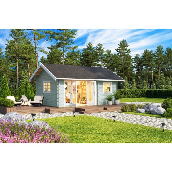 Attefallshus Lina B .V1 - 22,4 m² Attefallshus Lina B .V1 - 22,4 m²