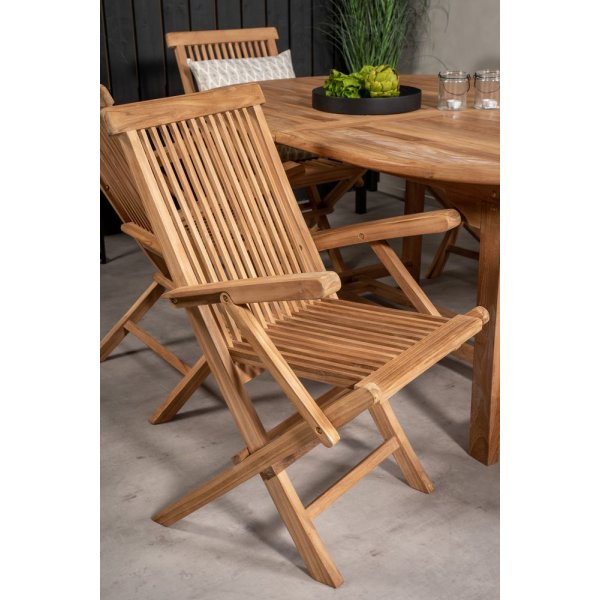 Bjuråker Matgrupp (180x120) - Natur - 6 Stolar Bjuråker Matgrupp (180x120) - Natur - 6 Stolar