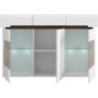 Azteca Trio sk�nk med LED-belysning - Vit