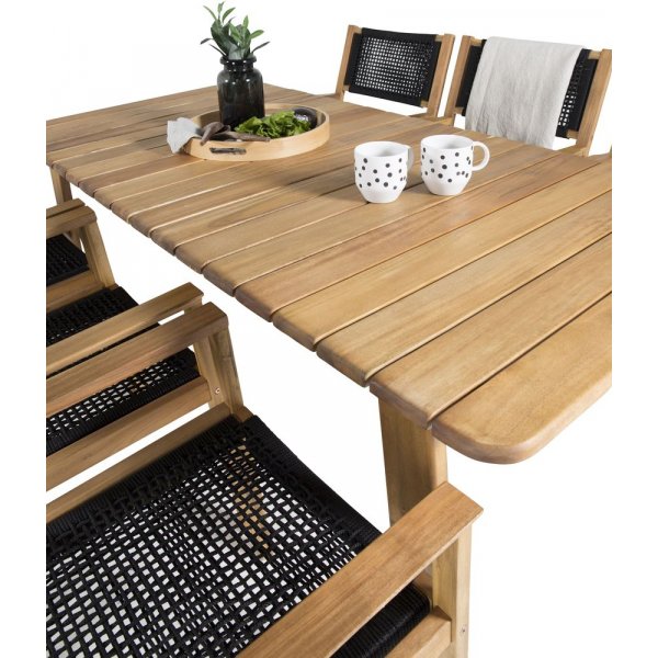 Malmby Matgrupp (180x90) - Natur - 6 Stolar Malmby Matgrupp (180x90) - Natur - 6 Stolar