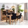 Ostia matbord 160-200 x 90 cm - Ek