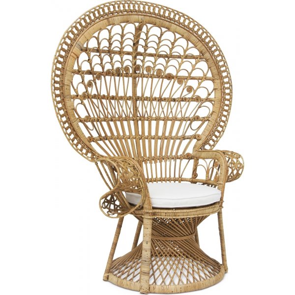 Peacock lænestol i rattan - Udendørs havestol 154 cm Peacock lænestol i rattan - Udendørs havestol 154 cm