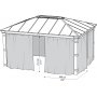Canopia Gardinst til Dallas Pavilion 3,6 x 5