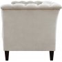 F�t�lj chesterfield beige sammet - Milton