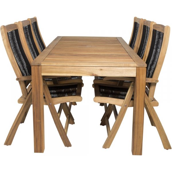 Prässebo Matgrupp (200x90) - Natur - 6 Stolar Prässebo Matgrupp (200x90) - Natur - 6 Stolar