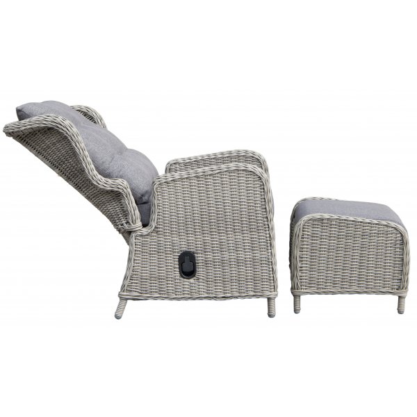 Haymond Gartenmöbel-Set - Synthetisches Rattan | Grau + Reinigungsspray für Gartenmöbel Haymond Gartenmöbel-Set - Synthetisches Rattan | Grau + Reinigungsspray für Gartenmöbel